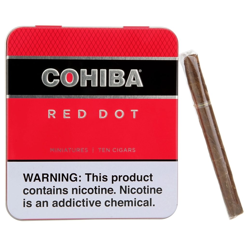 Cohiba Red Dot Miniature 10-Pack Tin (3 3/4 X 24)