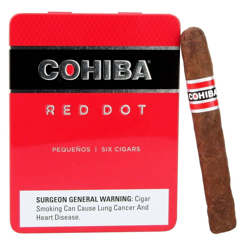 Cohiba Red Dot Pequenos 6-Pack Tin (4 3/16 x 34)