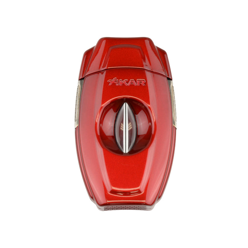 Xikar VX2 V-Cut Cigar Cutter, 64 Gauge, Red at Cigar Nation