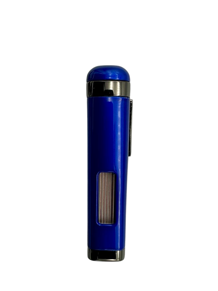 Palio Polaris Inline Triple Jet Torch Cigar Lighter - Blue