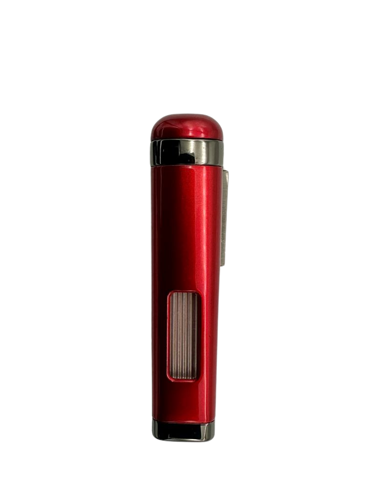 Palio Polaris Inline Triple Jet Torch Cigar Lighter - Red