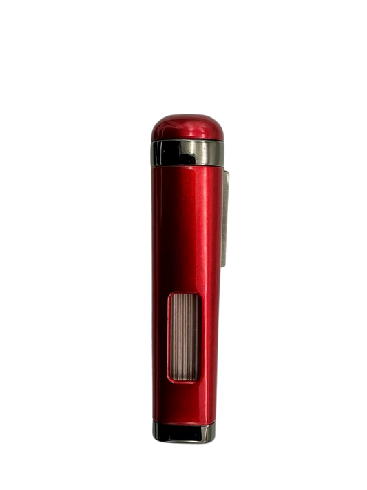 Palio Polaris Inline Triple Jet Torch Cigar Lighter - Red