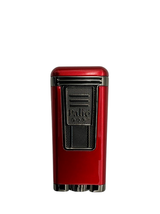 Palio Polaris Inline Triple Jet Torch Cigar Lighter - Red