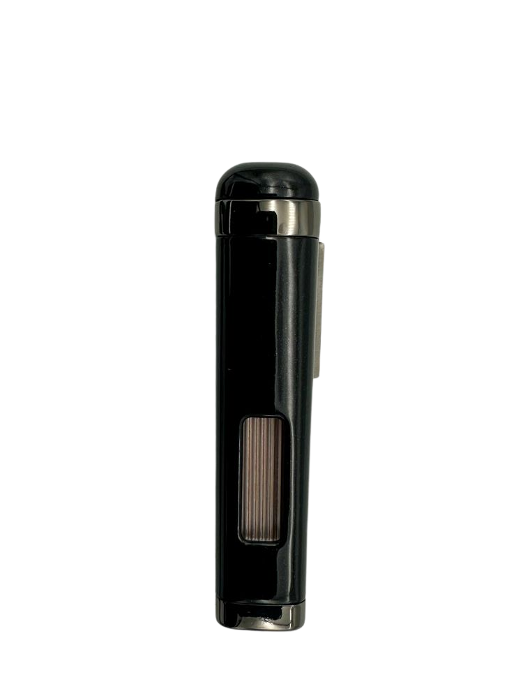Palio Polaris Inline Triple Jet Torch Cigar Lighter - Black