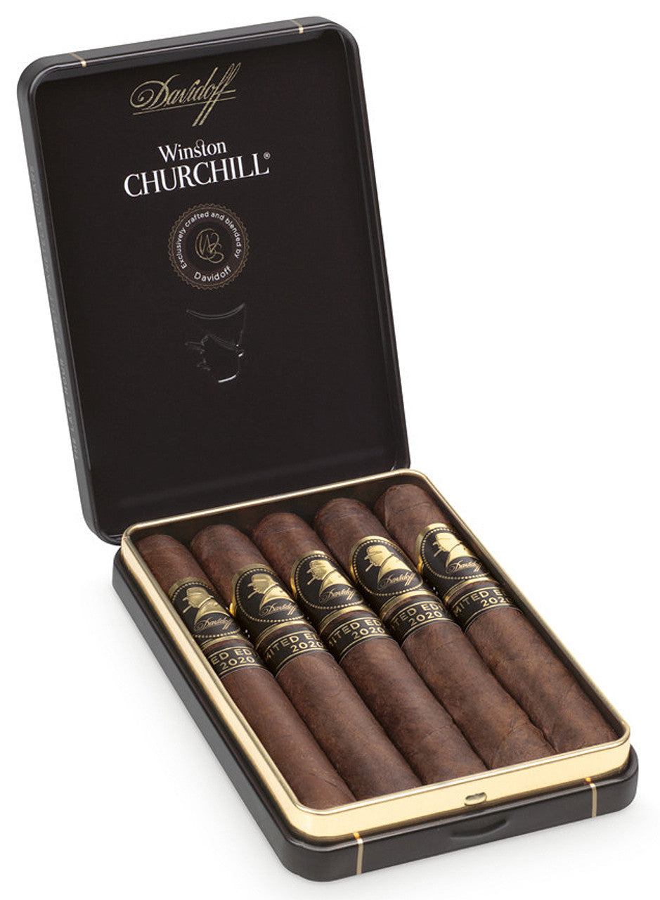 Davidoff Winston Churchill Late Hour Petit Panetela (4 x 38) 5-Pack