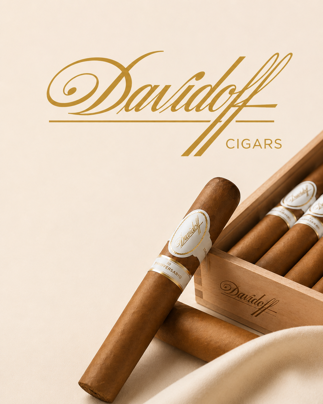 Shop Davidoff cigars at Cigar Nation, featuring premium Davidoff cigar selections and the Davidoff logo