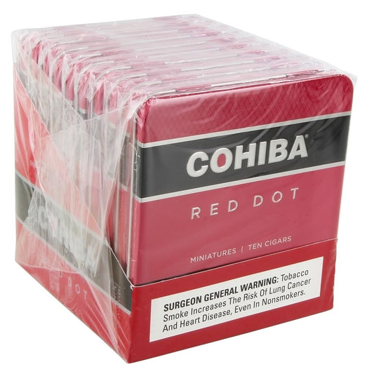 Cohiba Red Dot Miniature 10-Pack Tin (3 3/4 X 24)