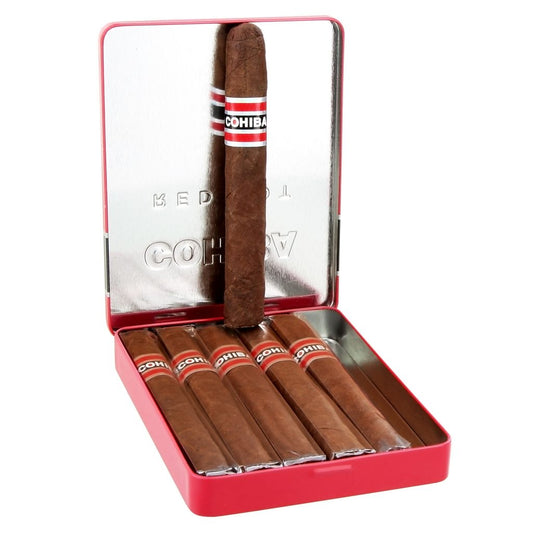 Cohiba Red Dot Pequenos 6-Pack Tin (4 3/16 x 34)