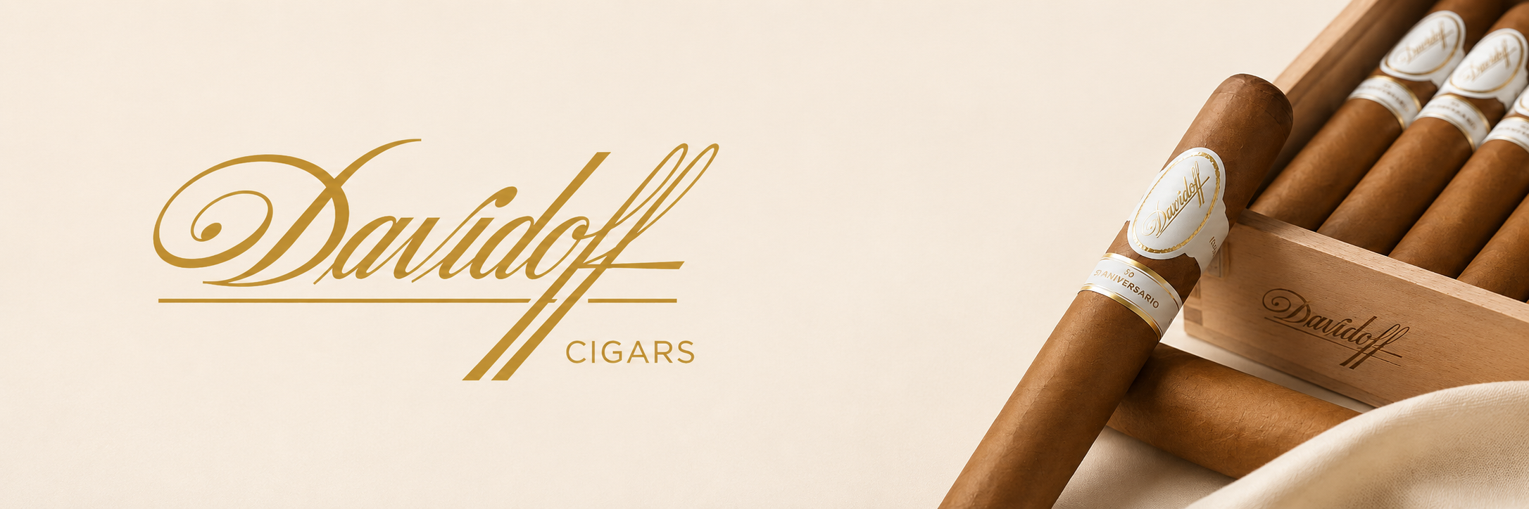 Shop Davidoff cigars at Cigar Nation, featuring premium Davidoff cigar selections and the Davidoff logo