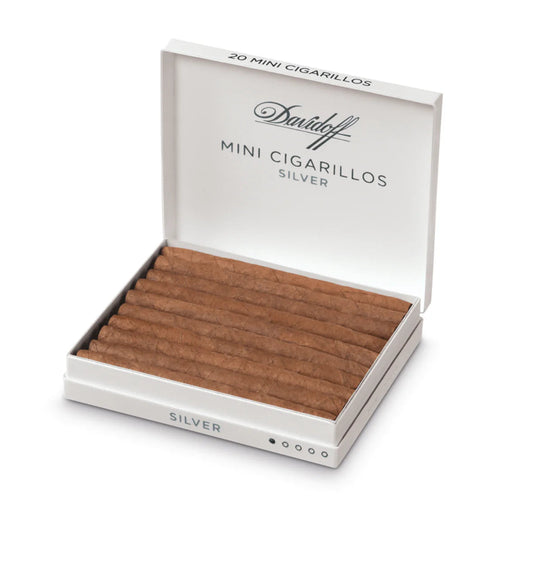 Davidoff Mini Cigarillo Silver (3 1/2 x 20) 20-Pack