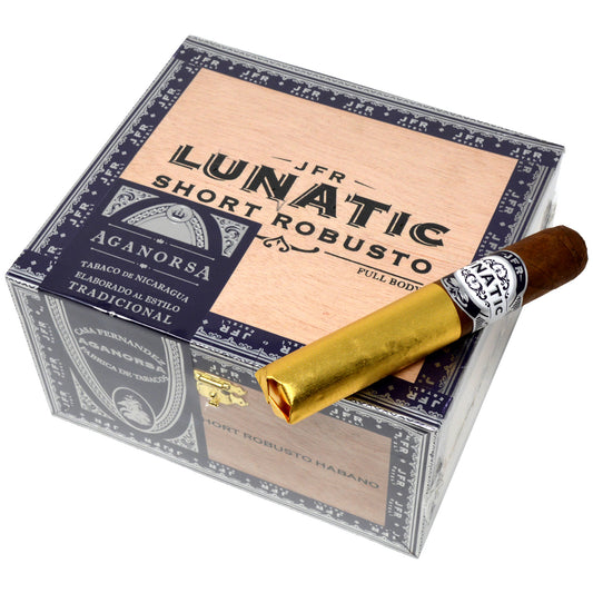 JFR Lunatic Habano Short Robusto by Aganorsa Leaf (4 1/2 x 52)