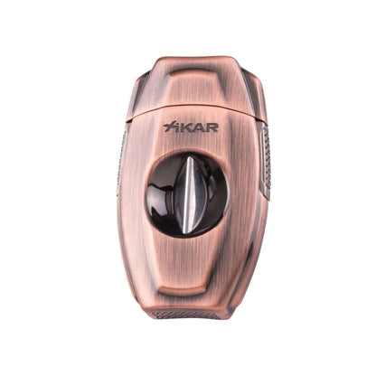Xikar VX2 V-Cut Cutter, Bronze, part of the Flavor Fusion Trio