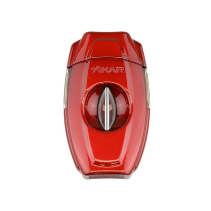 Xikar VX2 V-Cut Cigar Cutter, 64 Gauge, Red at Cigar Nation