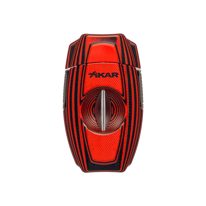Xikar VX2 G10 V-Cut Cigar Cutter, 64 Gauge, Red at Cigar Nation