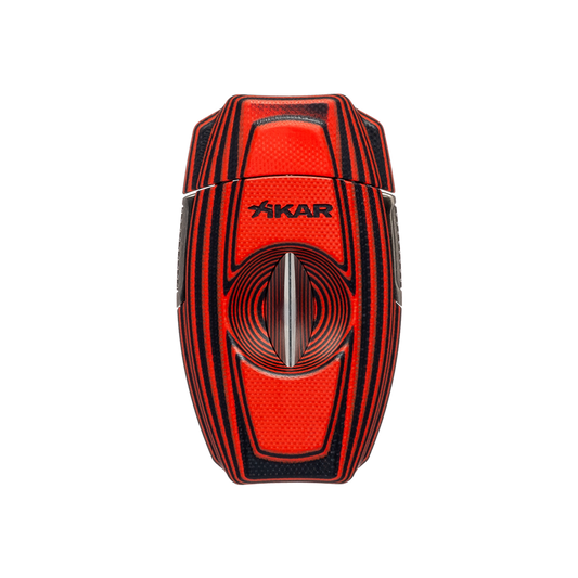 Xikar VX2 G10 V-Cut Cigar Cutter, 64 Gauge, Red at Cigar Nation