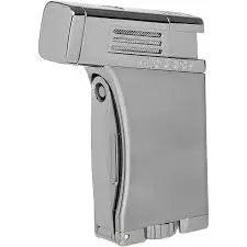 Palio Scorpius Single Jet Angled Torch Cigar Lighter - Silver