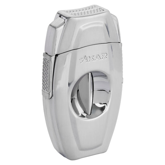 Xikar VX2 V-Cut Cigar Cutter - 64 Gauge, Brushed Chrome