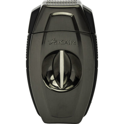 Xikar Flip Dual Blade Cutter, Gunmetal, part of the Ashton Ultra-Premium Set