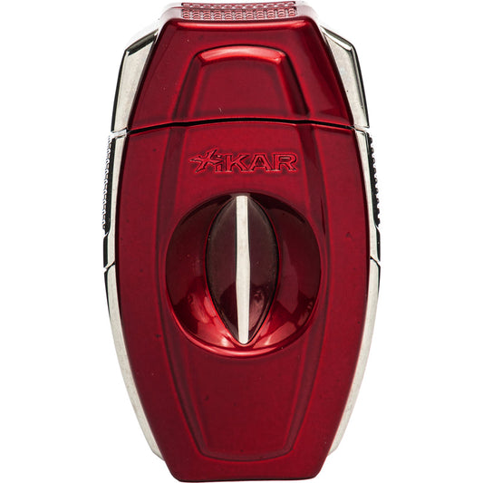 Xikar Flip Cigar Cutter - Dual Blade, 64 Gauge, Red