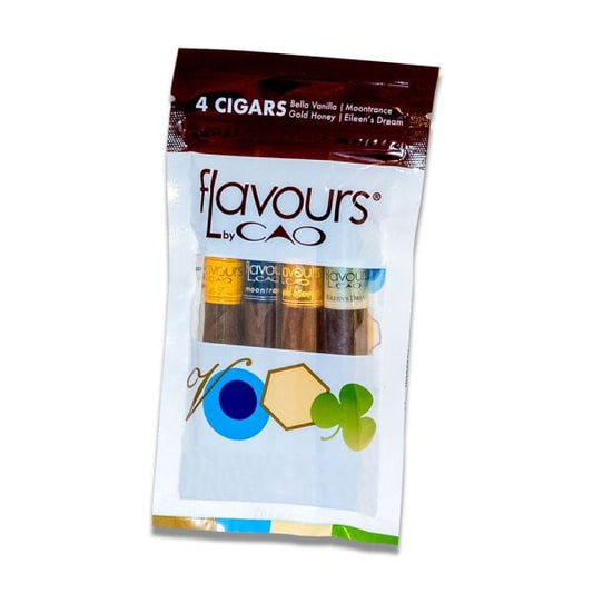 CAO Flavours II Sampler (4 x 40) Bella Vanilla, Moontrance, Gold Honey, Eileen's Dream