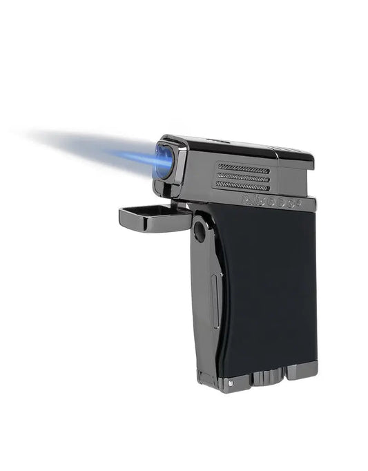 Palio Scorpius Single Jet Angled Torch Cigar Lighter - Black