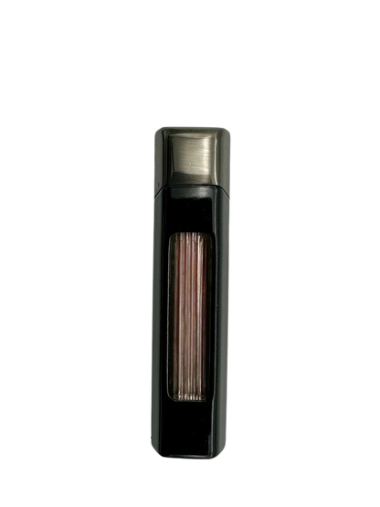 Palio Antares Double Jet Torch Cigar Lighter, Black cigar lighter alternate view