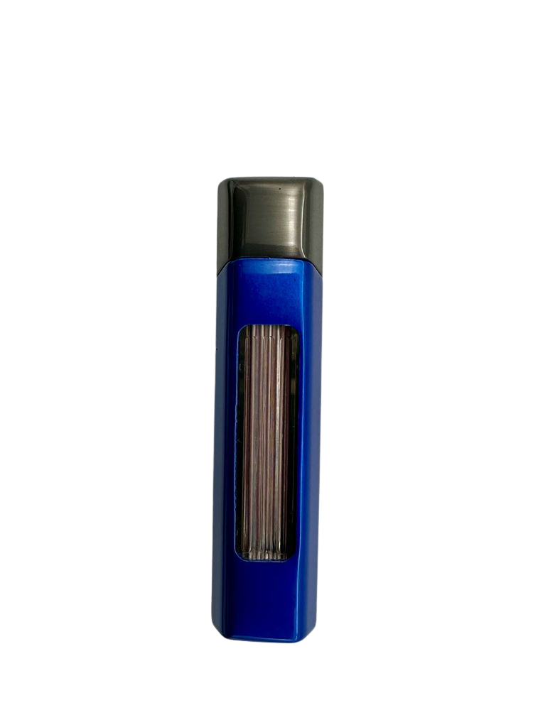 Palio Antares Double Jet Torch Cigar Lighter, Blue cigar lighter alternate view