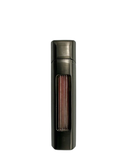 Palio Antares Double Jet Torch Cigar Lighter, Gunmetal cigar lighter alternate view
