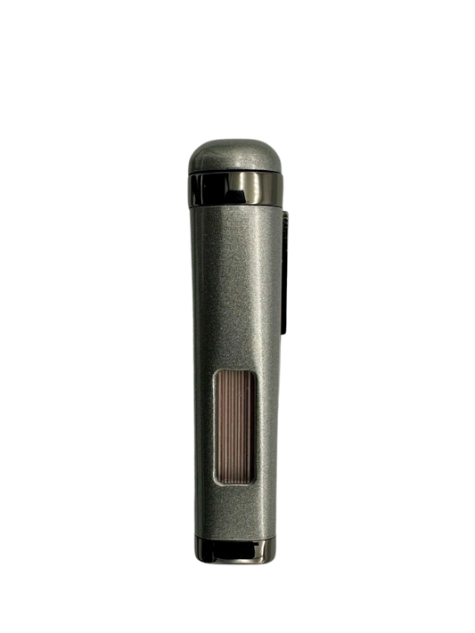 Palio Polaris Inline Triple Jet Torch Cigar Lighter - Silver