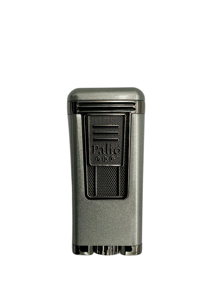 Palio Polaris Triple Jet Torch, Silver, part of the Cubano Craftsman Set
