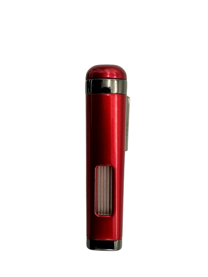 Palio Polaris Inline Triple Jet Torch Cigar Lighter - Red