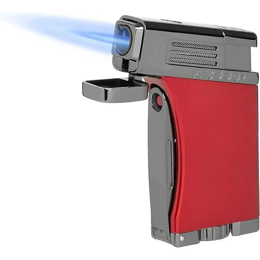 Palio Scorpius Single Jet Angled Torch Cigar Lighter - Red